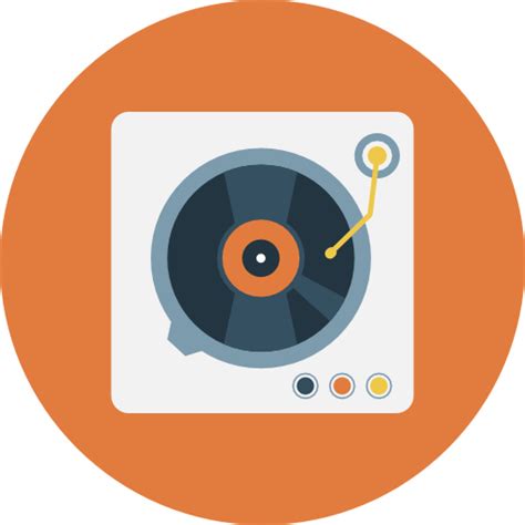 Turntable - Free music icons