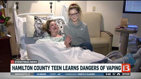 Local teen warns of the dangers of vaping after landing in the hospital | wthr.com