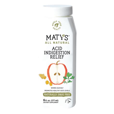 Buy Maty's All Natural Acid and Indigestion Relief, Drug-Free and ...