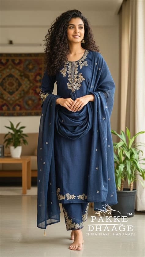 Buy Handmade Chikankari Kurta Sets Online √ê Lucknowi Embroidery ...