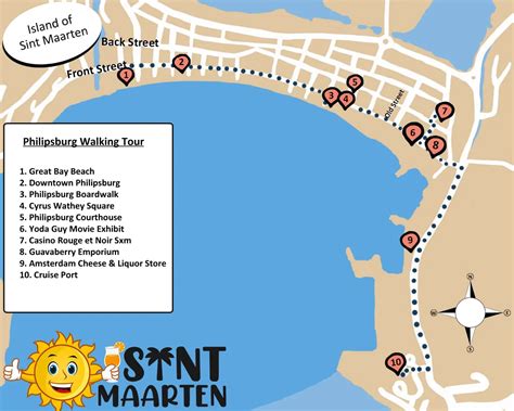 Tourist Map Sint Maarten City Maps - vrogue.co