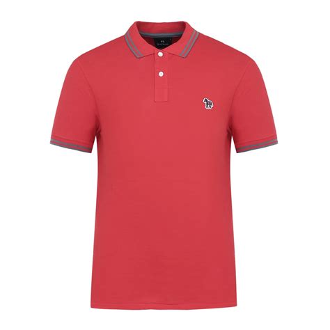 Buy Men Pink Tipped Collar Polos Online - 402017 | The Collective