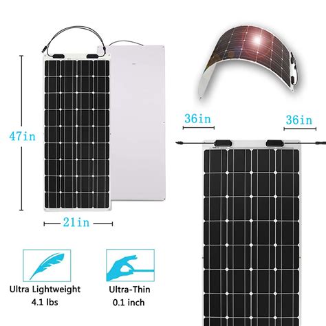 Buy ZYTNB Flexible Solar Panel 600W Solar System kit Photovoltaic ...