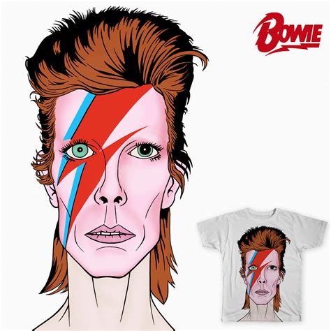 David Bowie Lightning Bolt Makeup