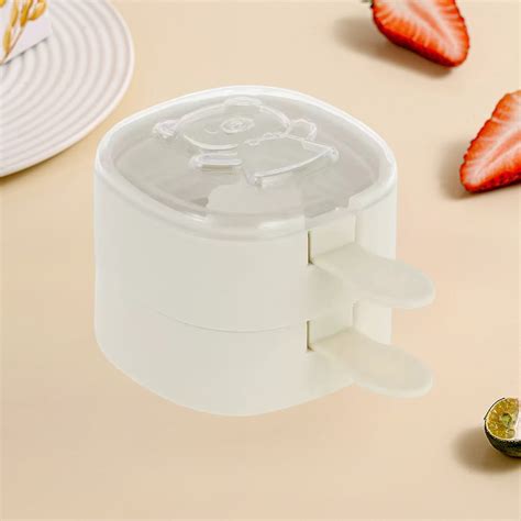 Yzans Plastic Ice Cream Ball Maker 2.95x2.4 inch,6-Cavity Homemade ...