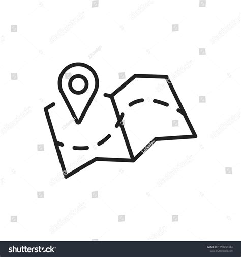 Map Pin Outline PNG 的图像结果