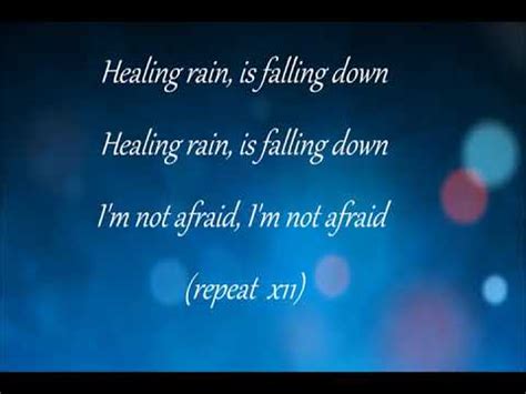 Healing Rain is Falling Down Lyrics - Christian Worship