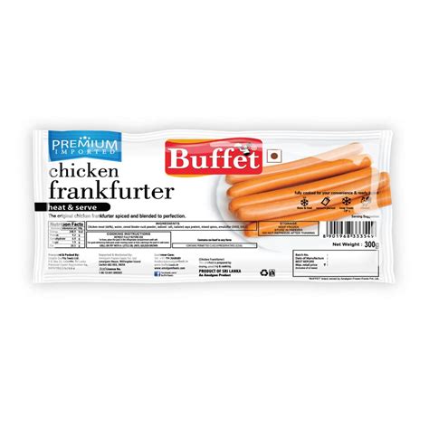 Buffet Foods Chicken Frankfurter, 300g : Amazon.in: Grocery & Gourmet Foods