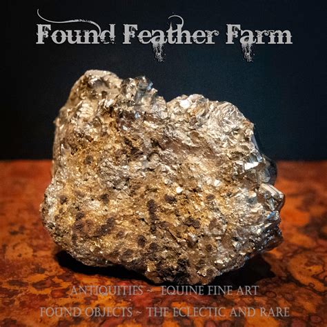 A Medium Specimen of a Pyrite or Fool's Gold Rock Formation