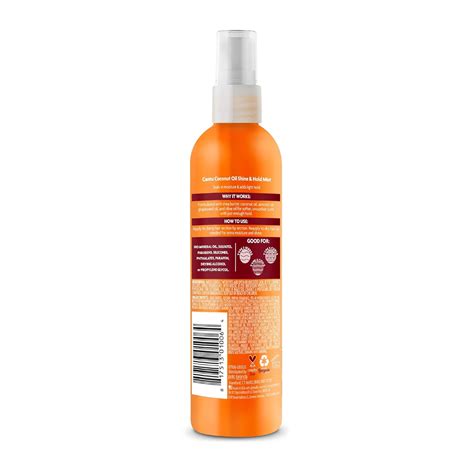 CANTU Shea Butter Coconut Oil Shine and Hold Mist, 8.4 fl oz 237 ml ...