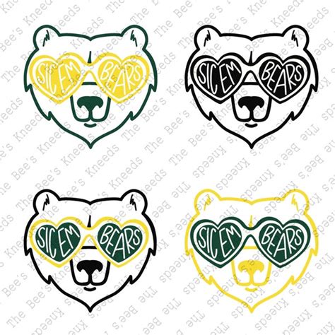 Buy Sic Em Bears Svg Online In India - Etsy India