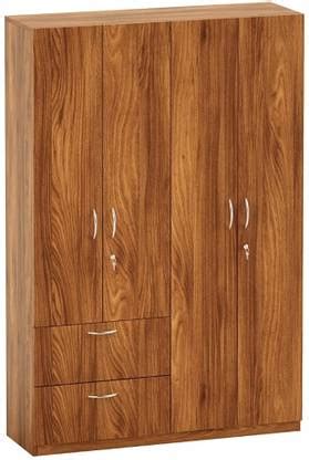 skp interio Flamingo Engineered Wood 4 Door Wardrobe Price in India ...