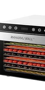 Envop Upgraded Dehydrator for Food and Jerky 8 Stainless Steel Trays ...