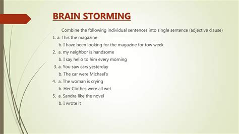 Adjective clause ppt | PPTX