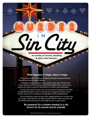 Fillable Online An evening of secrets, sleuthing Fax Email Print ...