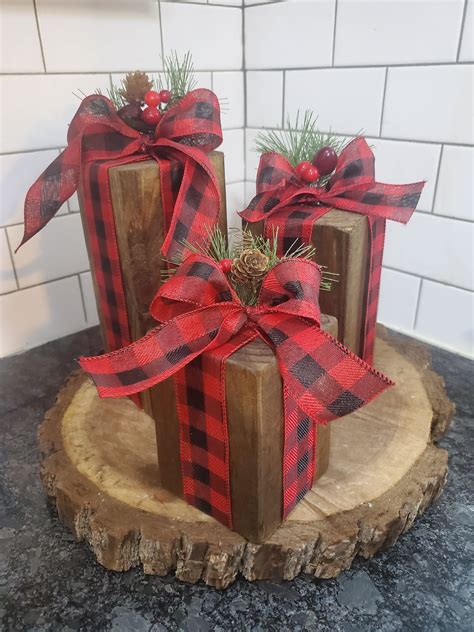 Wooden Christmas Presents - Etsy | Christmas diy, Christmas wood crafts ...