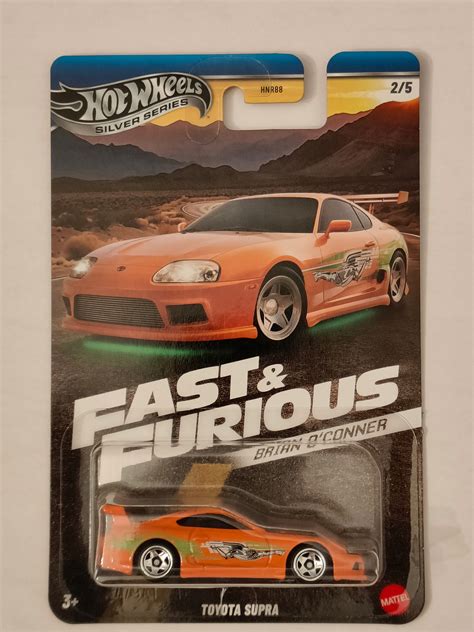 HOT WHEELS FAST & FURIOUS BRIAN O'CONNER 2/5 TOYOTA SUPRA (POMARAŃCZOWA ...