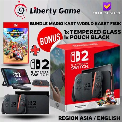 Promo Nintendo Switch 2 Console Bonus Game Mario Kart World / switch 2 ...