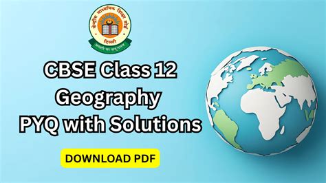 Image result for Pyq of Class 12 Geography