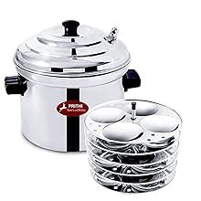 Prithi Home's and Kitchen 24 Cavity 6 Plate Idli Cooker, 24 Idli Maker ...