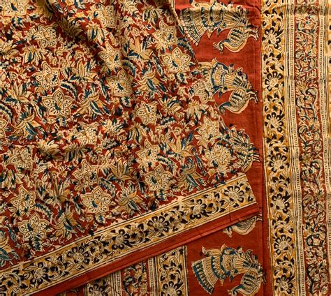 And yet, - Kalamkari mul cotton hand block printed | The Maggam Collective