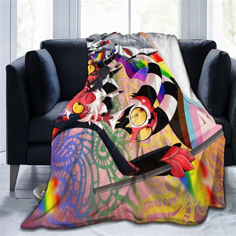 Helluva Boss Throw Blanket Casual Air Conditioner Blankets for Living ...