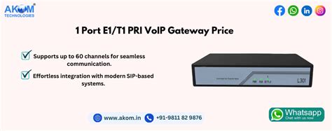 1 Port E1/T1 PRI VoIP Gateway Price
