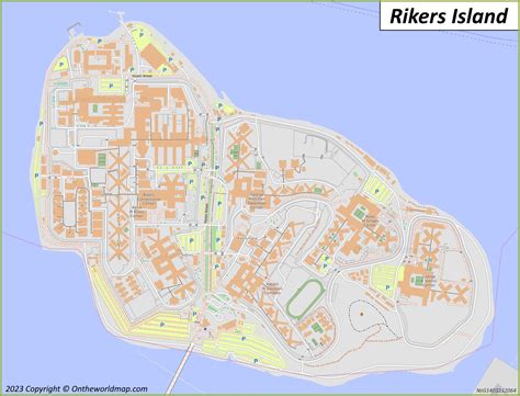Mapa De La Isla De Rikers