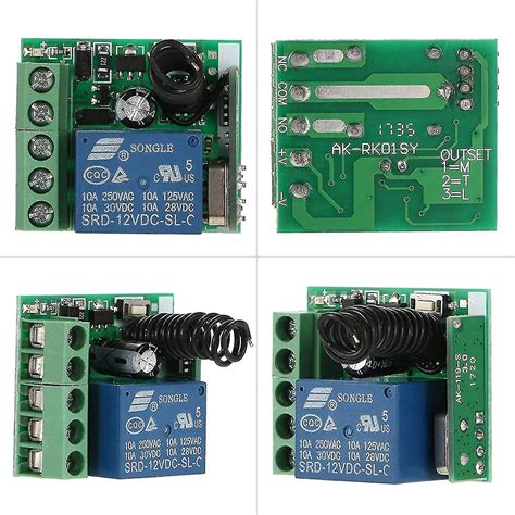 Image result for 1Channel Relay Module RF Wireless Switch Receiver Remote Control Transmitter