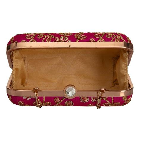 Exotic Hot Pink Party wear Bridal Fancy Designer clutch bag – Stilento