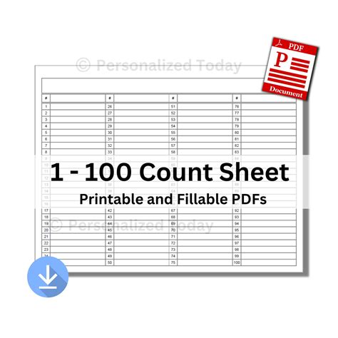 Printable Numbered List Template For Kids