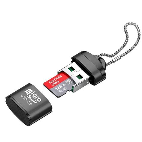 Купить USB Micro SD/TF Card Reader USB 2.0 Мини-устройство для чтения ...