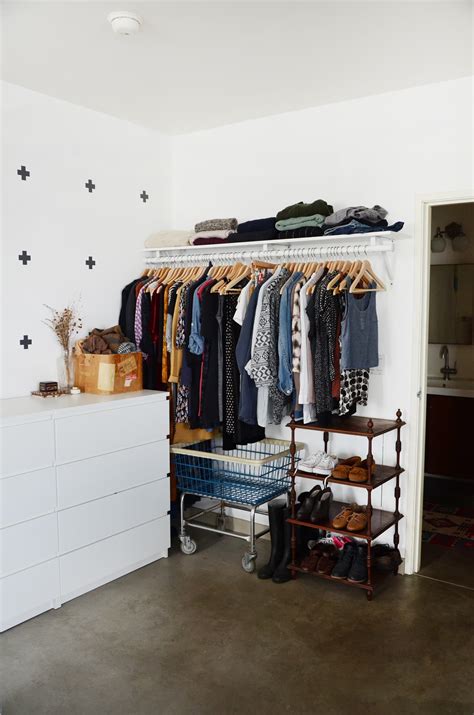 Clothing Storage Ideas - Open Closet, Hanging Rack | Apartment Therapy