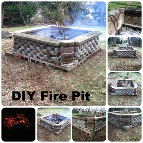 How to Make Cinder Block Fire Pits