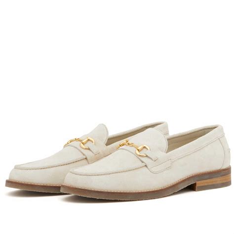 Duke + Dexter Men's Wilde Horsebit Penny Loafer in Biscuit Duke + Dexter
