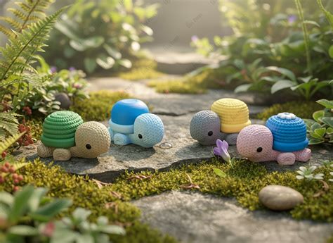 Adorable Knitted Shell Turtle Erasers - Cute & Functional Desk Pet | U ...