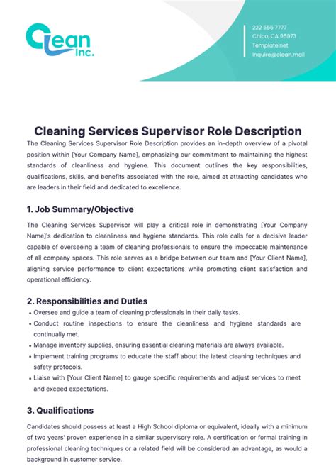 Page 2 FREE Cleaning Service Templates & Examples - Download in Word ...