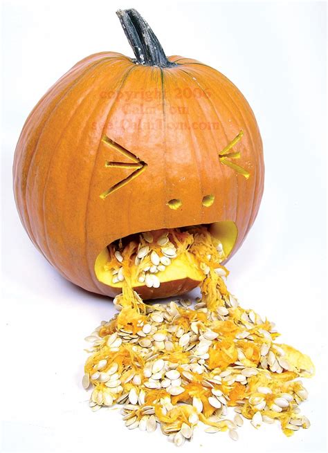 Puking pumpkin | Pumpkin carving, Halloween pumpkins carvings ...