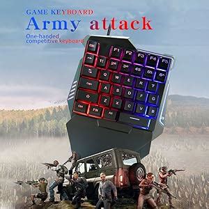 Amazon.in: Buy MICROWARE G7 35 Keys One-Handed Gaming Membrane Keyboard ...