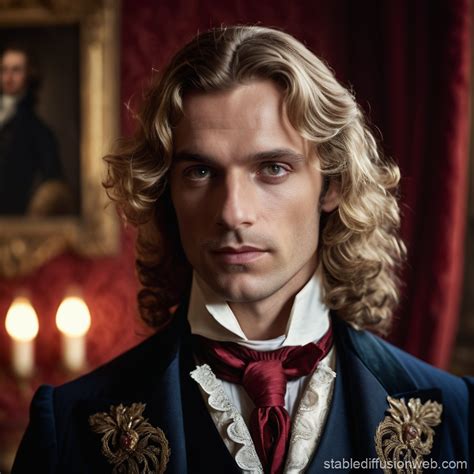Hyper Realist Portrait of French Noble Man | Stable Diffusion Online
