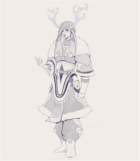 Concept Art for the Felvithar, or Snow Elves, of Iskara. Feel free to ...