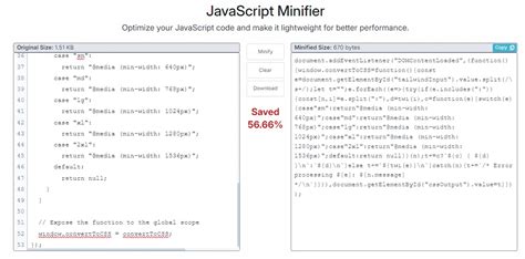 Image result for Codigo Minificado JavaScript