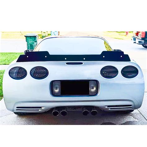 Fit 1997-2004 Chevrolet Corvette C5 ZR1 Style Extended Rear Trunk Wing | SuperAutoUSA