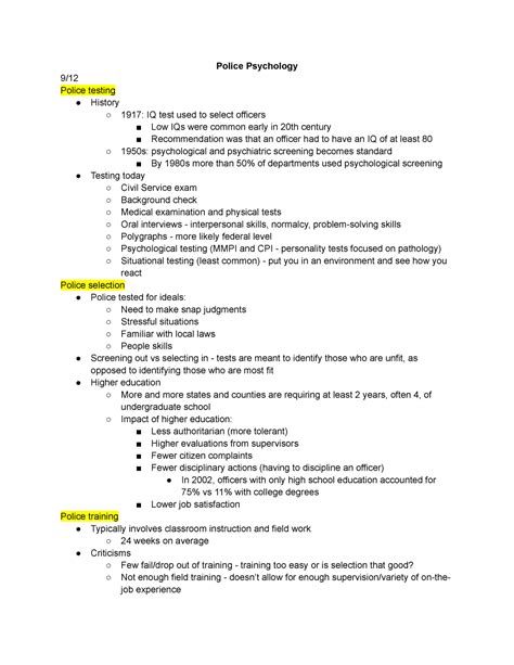 Psychological Exam Questions For Police at Mary Langan blog