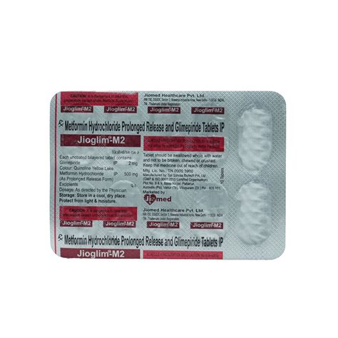 Buy JIOGLIM M 2MG TABLET online | Uses, Side Effects, Price and ...