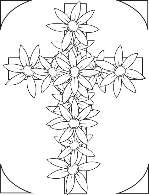 Cross Printable Coloring Pages