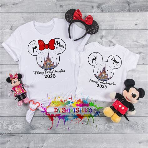 Disney Matching Shirts, Disney Trip 2023, Disney Family Shirts With Custom Names, Disney Kids ...