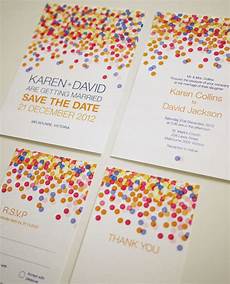 Colourful Wedding Invitations by Colorful Confetti Wedding Invitation Set Printable Colourful Wedding Invitations