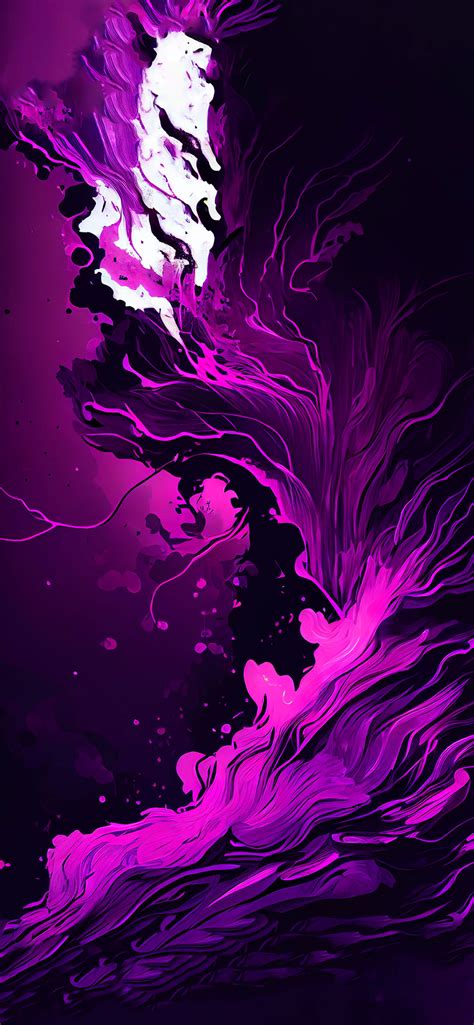 Abstract Art Purple Wallpapers - Purple Aesthetic Wallpaper iPhone