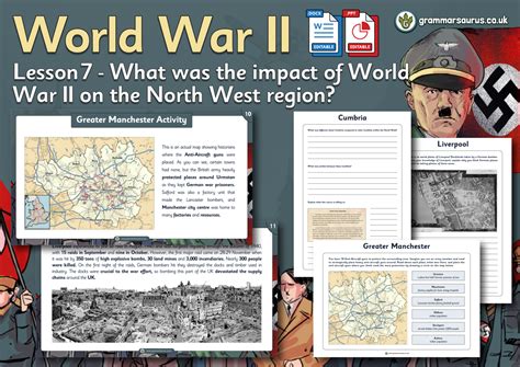 Year 6 History - World War Two - What was the impact of the second World War on the North West ...